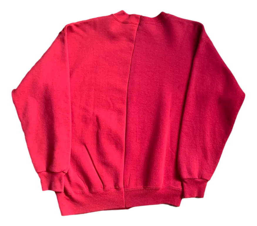 1/1 "Collegiate Red" Split Crewneck - Large