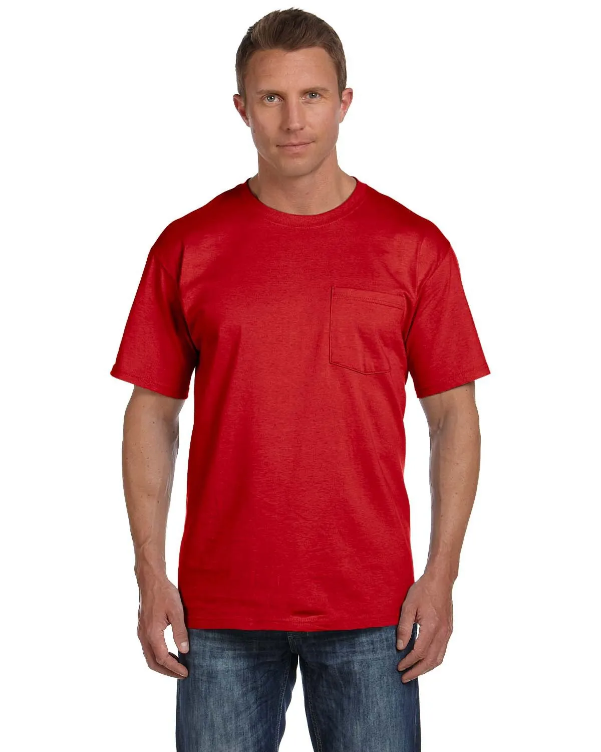 Adult Hd Cotton� Pocket T-Shirt