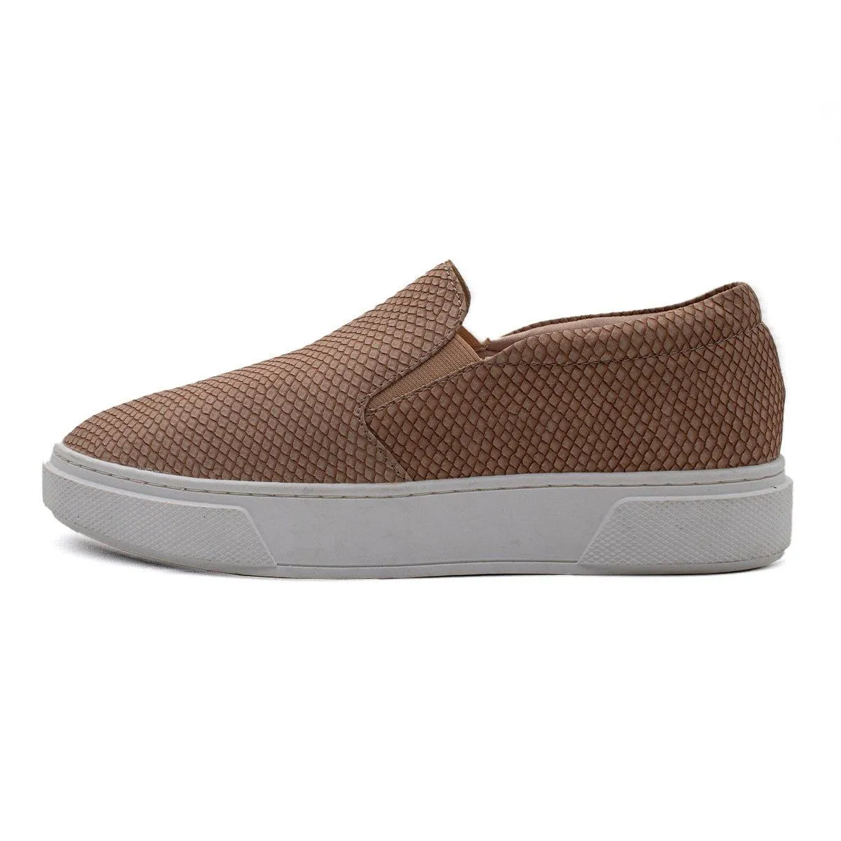 Arizona Arizona Jean Co Az Symphony Low-Top Sneakers Snake Embossed Leather Pink Colour For Women