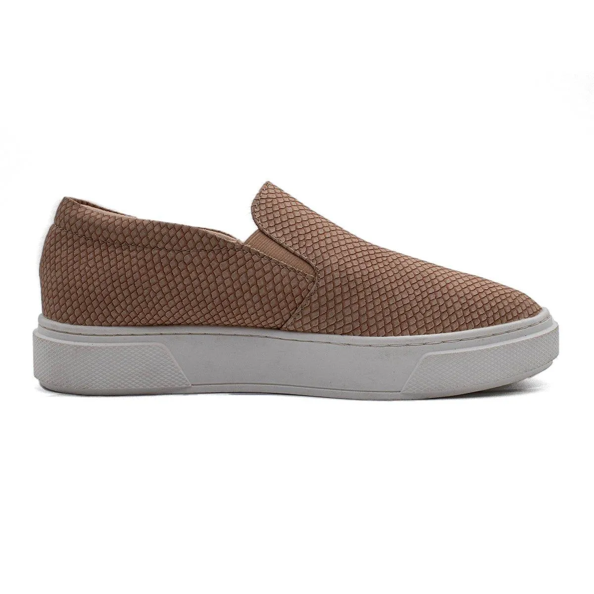 Arizona Arizona Jean Co Az Symphony Low-Top Sneakers Snake Embossed Leather Pink Colour For Women