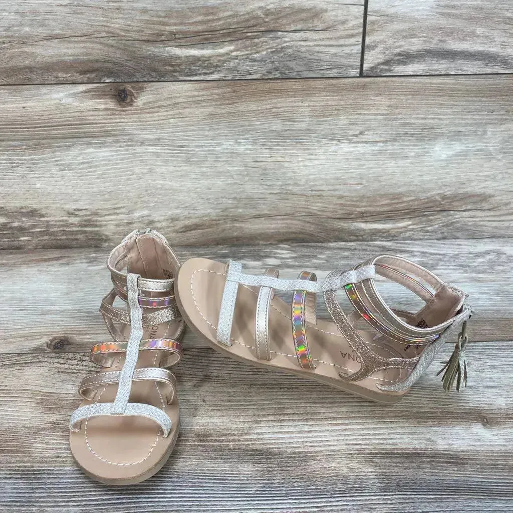 Arizona Jean Co. Angel Gladiator Sandals sz 12c