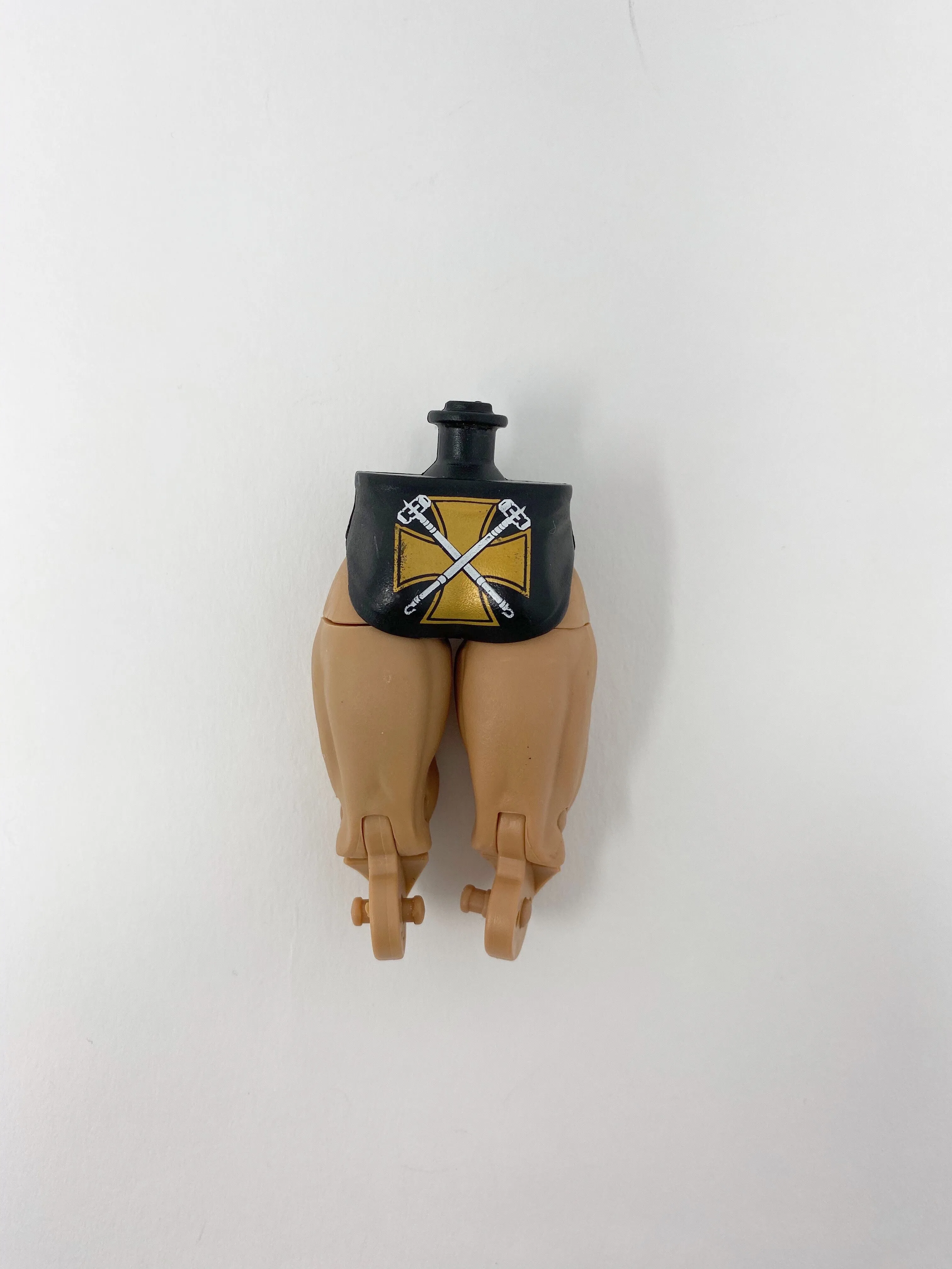 Black Trunks with Gold/White Skull Design (Tan)