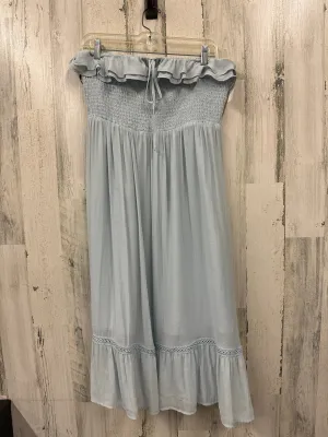 Blue Dress Casual Midi Forever 21, Size L