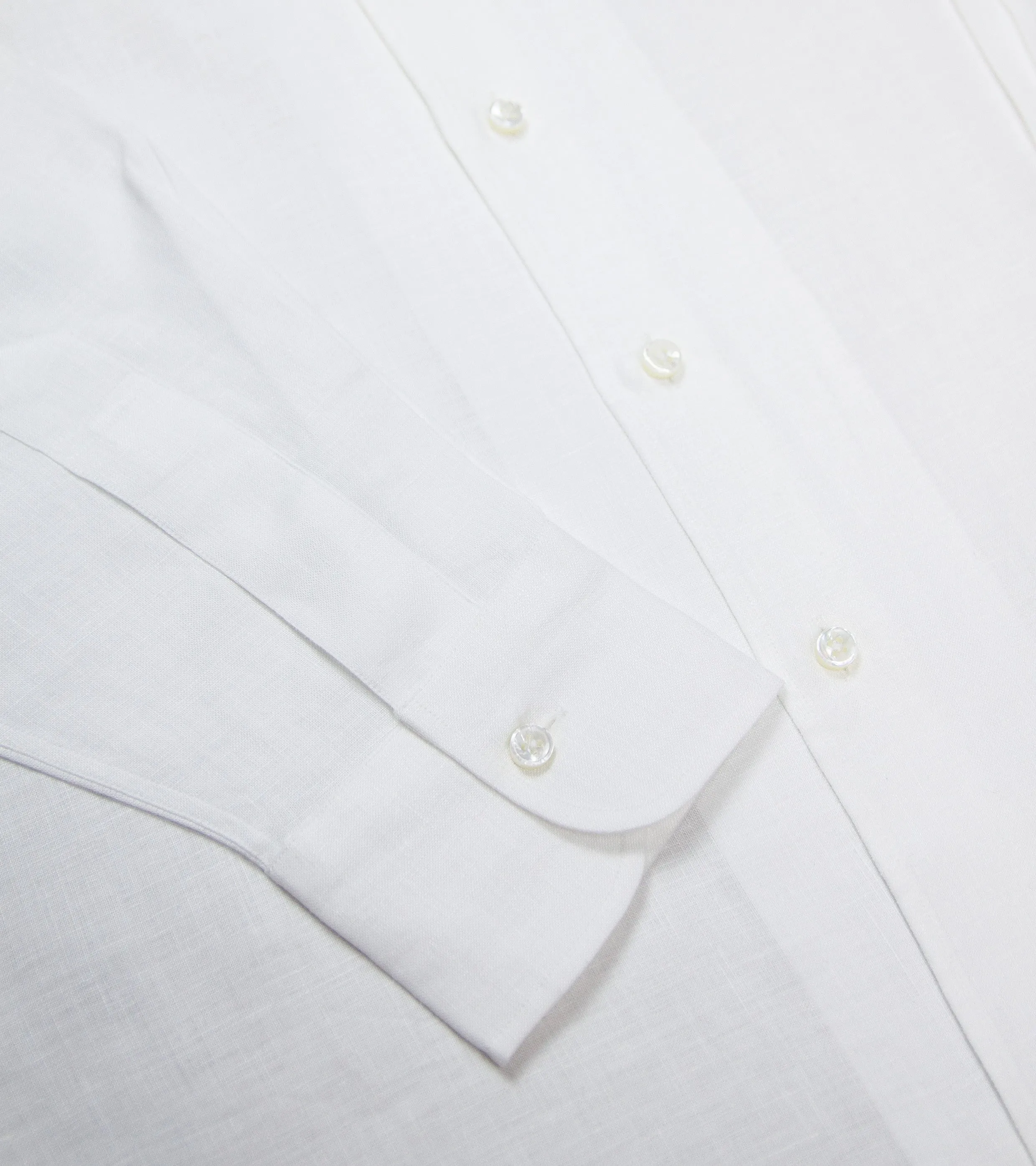 Cuban Collar Shirt White