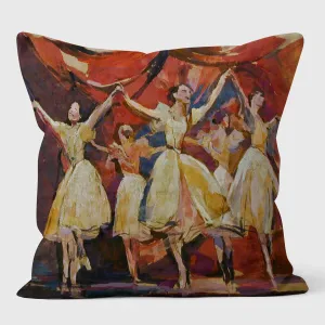 Dance Circle Ballet Inspired Cushion - Charlotte Leadbeater