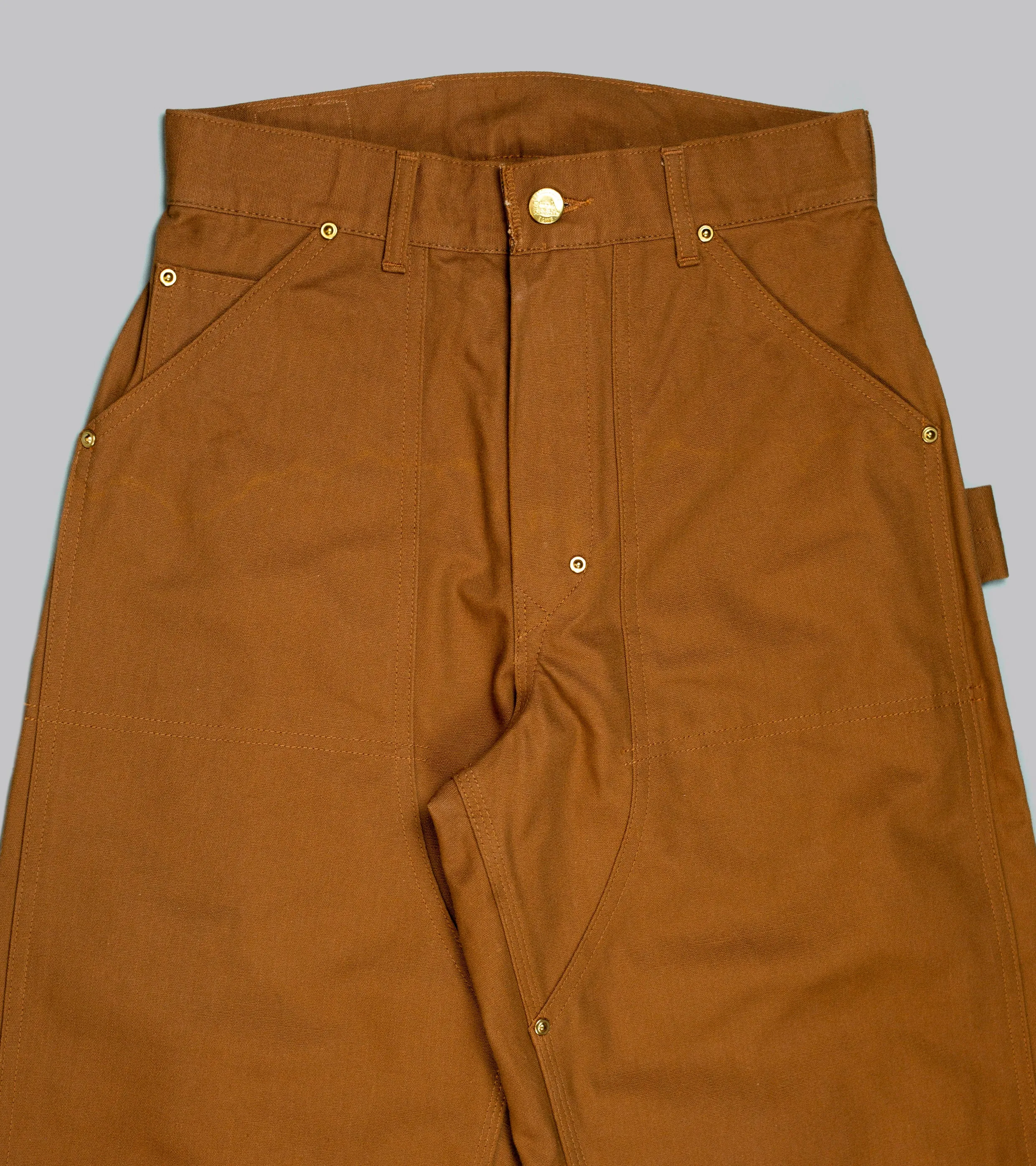Double Knee Pants Duck Brown