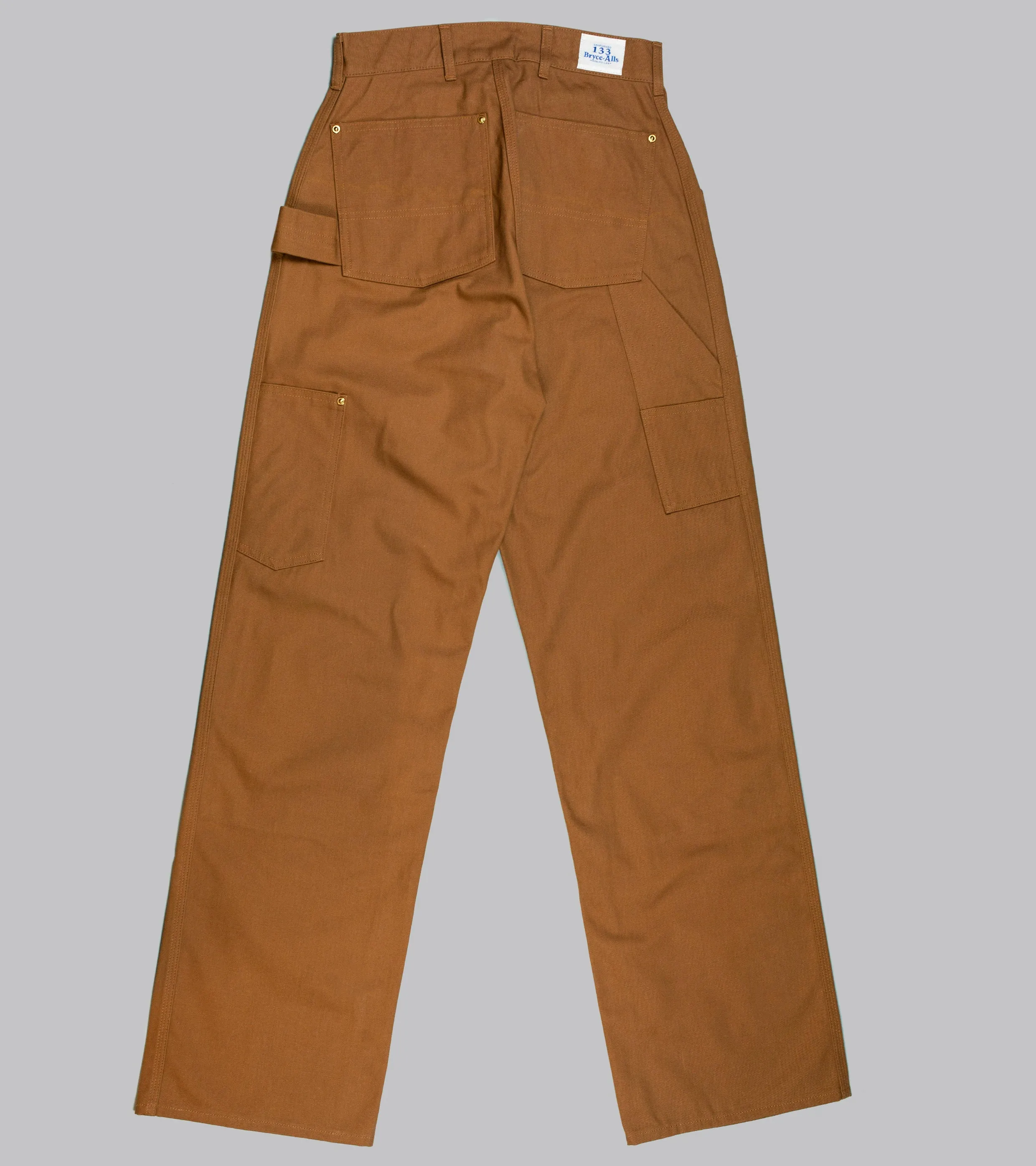 Double Knee Pants Duck Brown