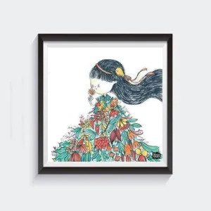 Flower Girl Wall Art
