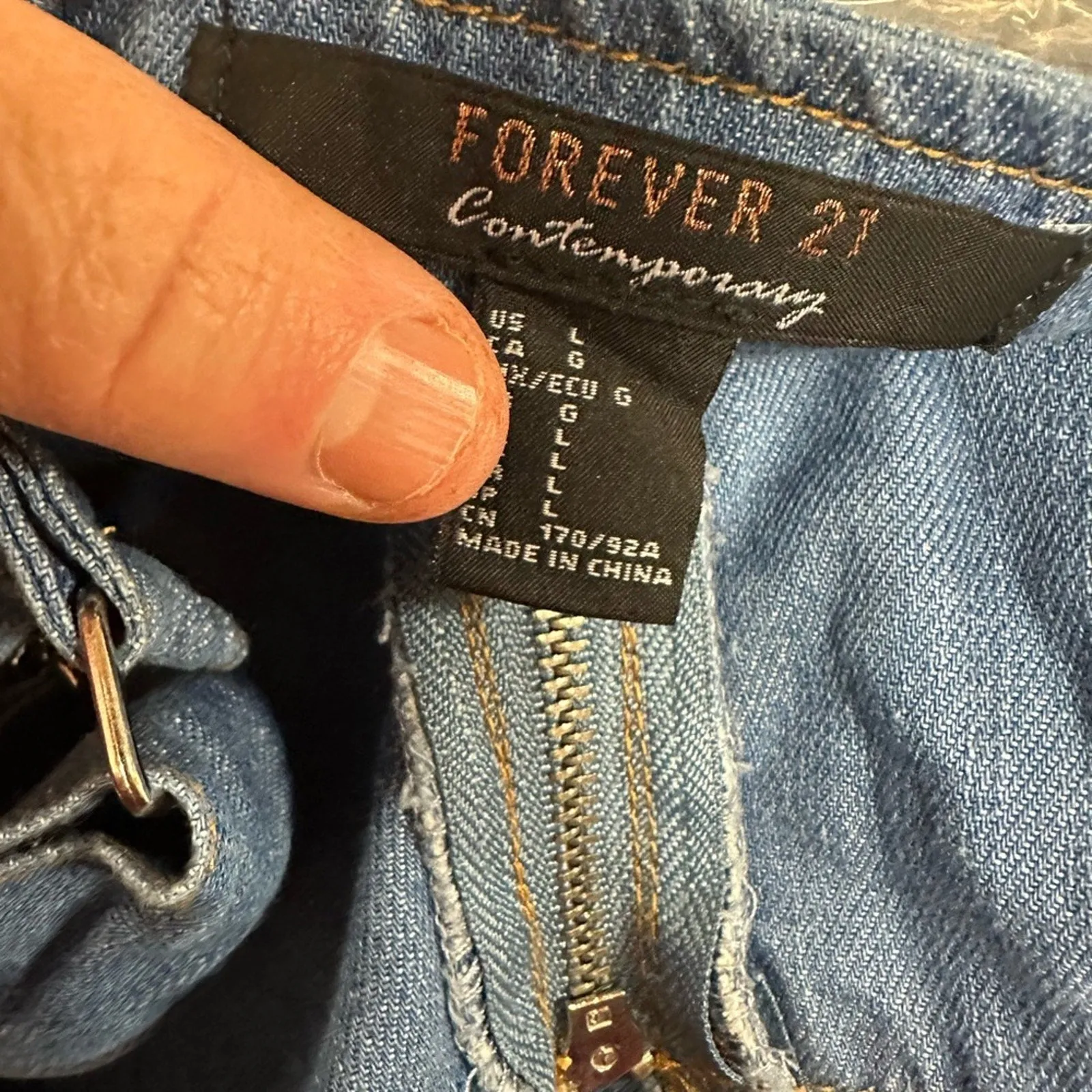 Forever 21 Jean Jumper