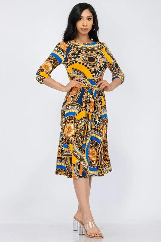 HH583X-VERS - COCKTAIL MIDI DRESS