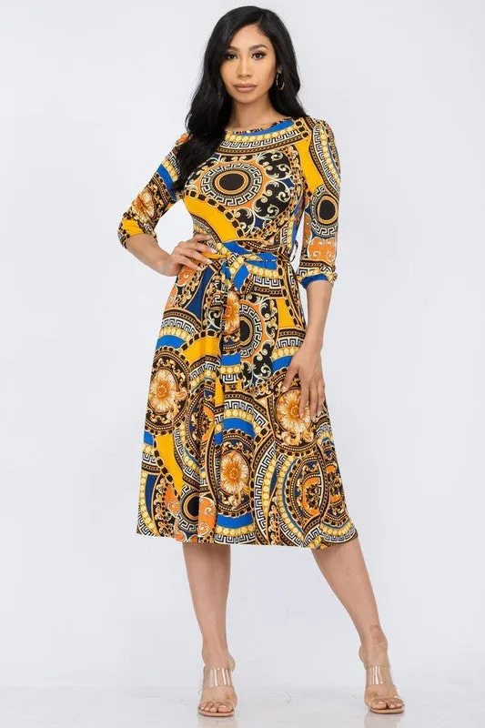 HH583X-VERS - COCKTAIL MIDI DRESS