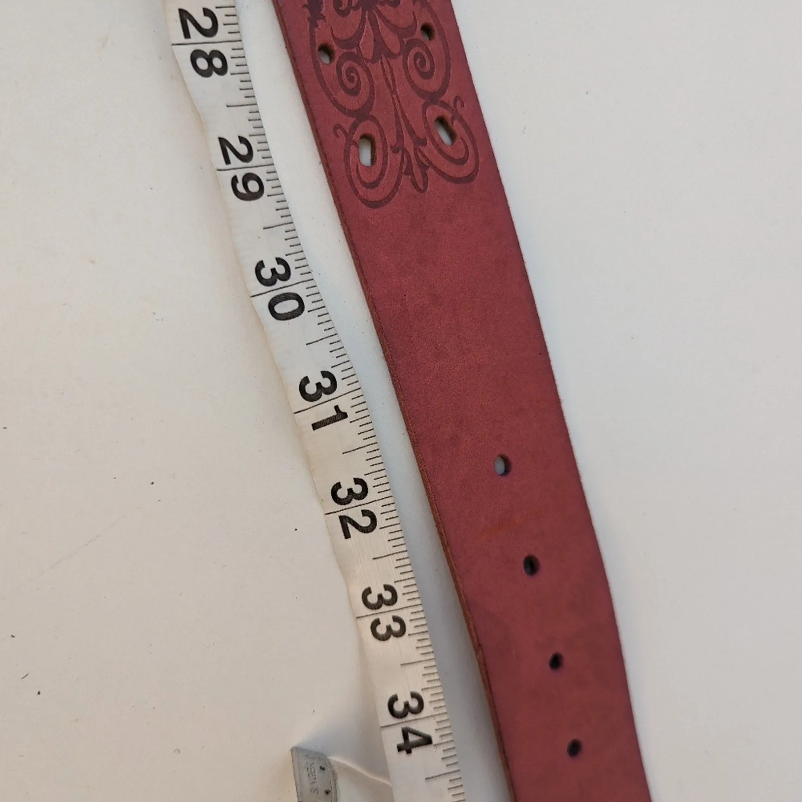 Old Navy Pink Leather Belt - Medium