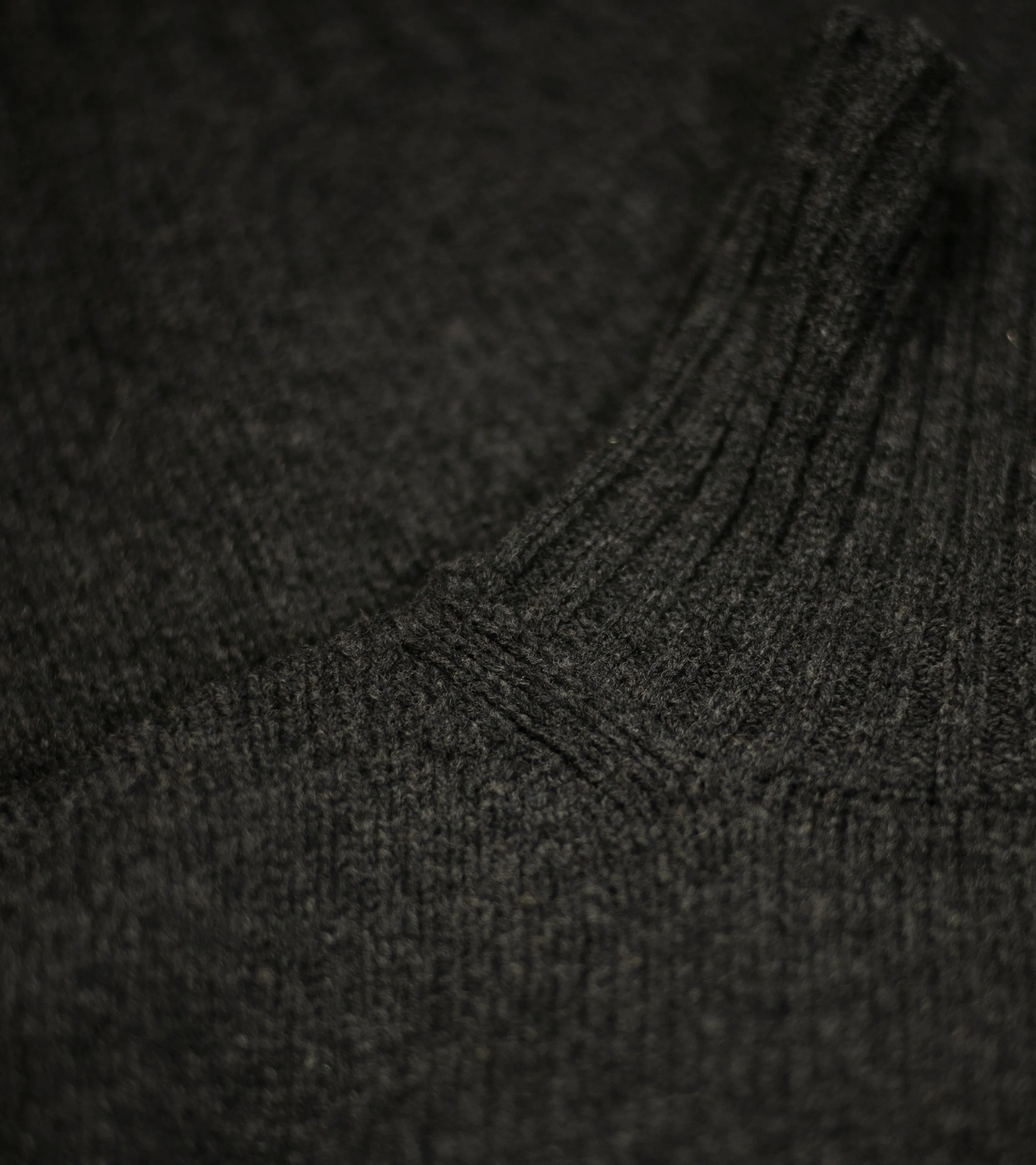 RAF Rollneck Pullover Charcoal