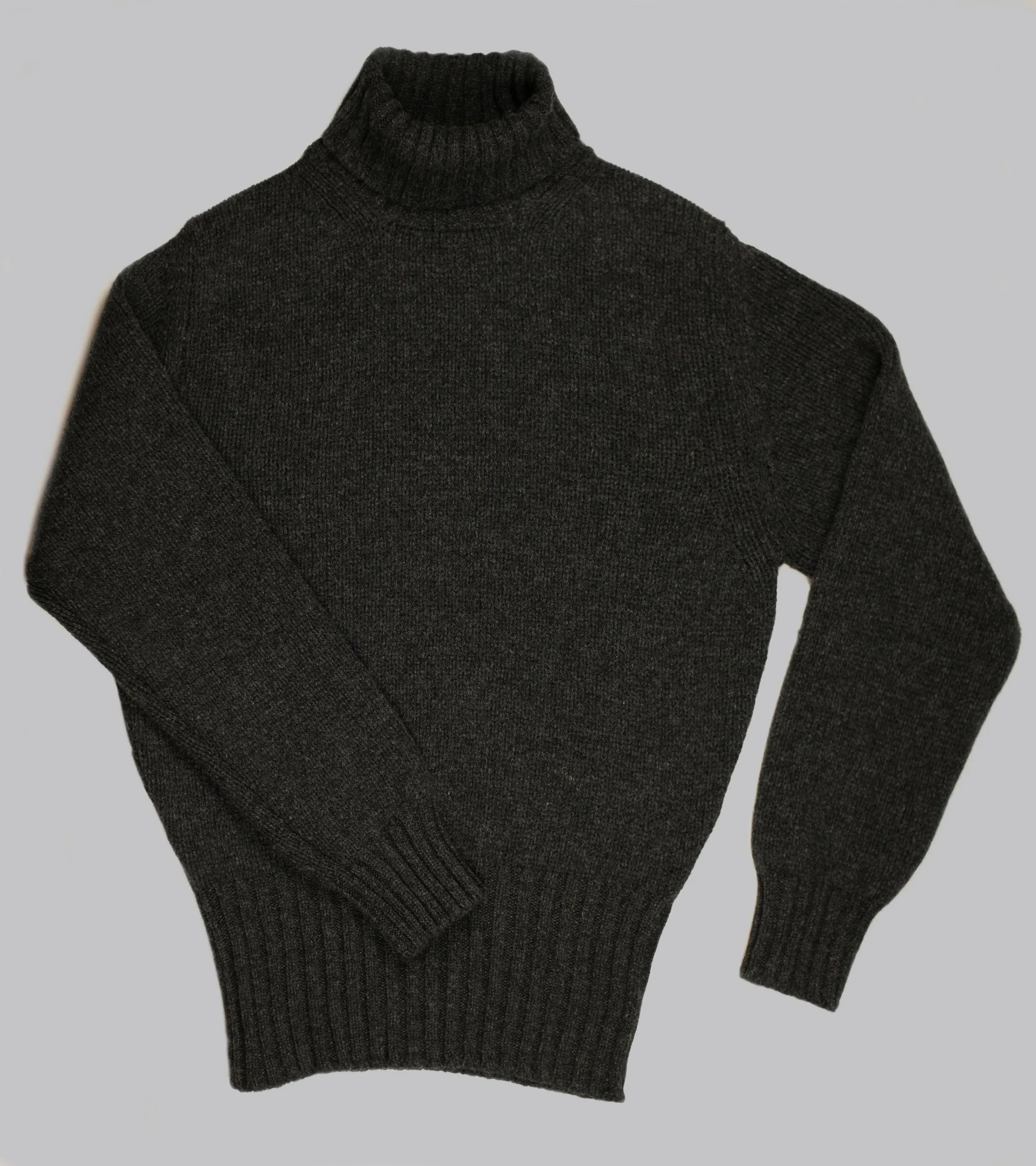 RAF Rollneck Pullover Charcoal