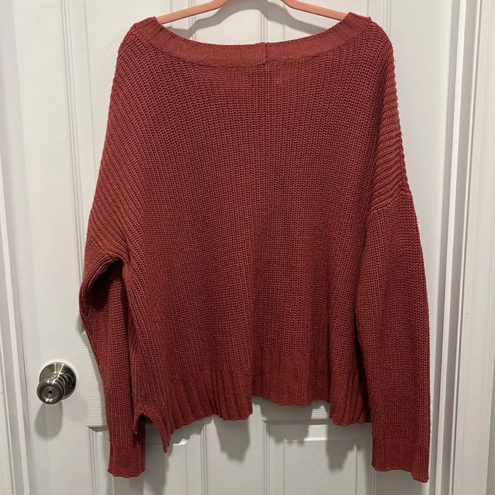 Size XXL Arizona Jean Co. Plus Dusty Rose Pink Oversized Sweater