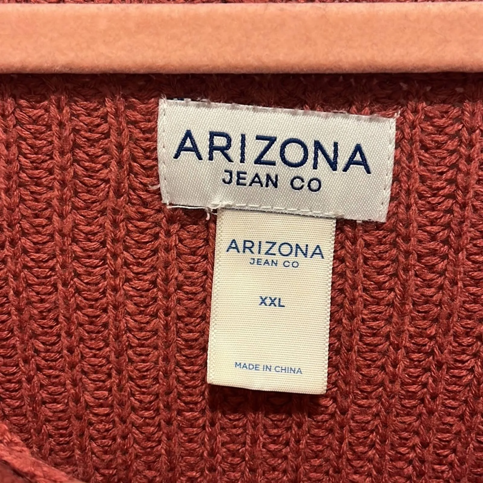 Size XXL Arizona Jean Co. Plus Dusty Rose Pink Oversized Sweater