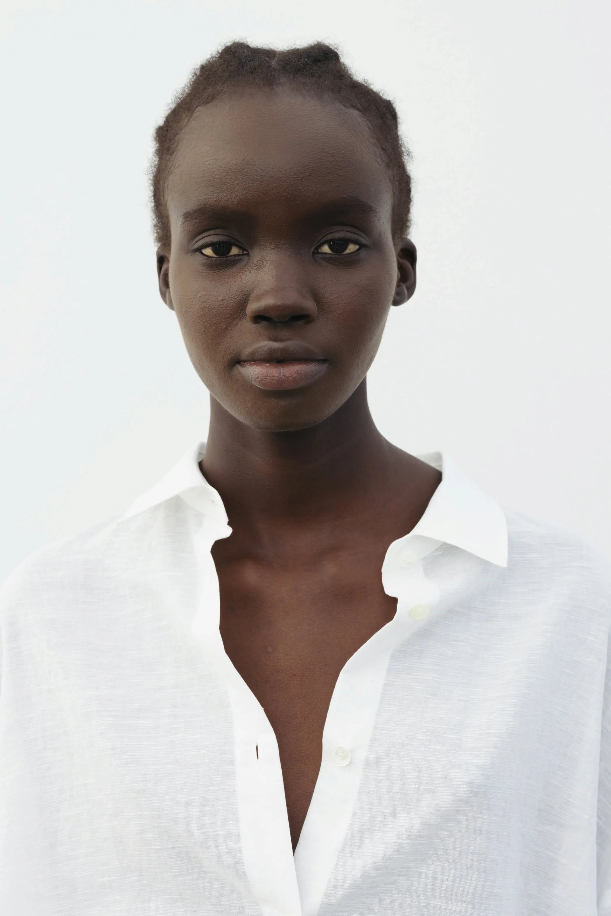 The Loom Long Sleeve Linen Shirt White